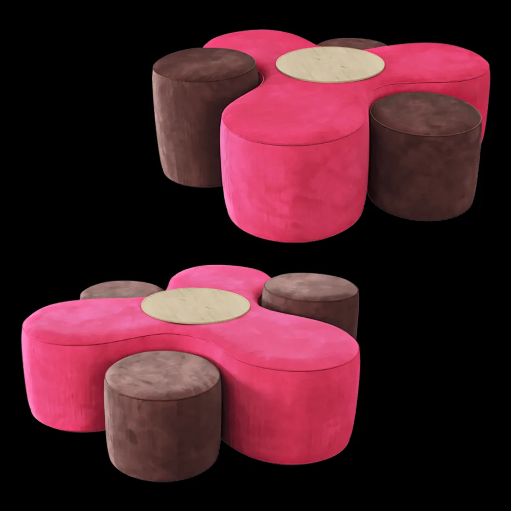 Comodo – Pouf Hilandero 3ds Max