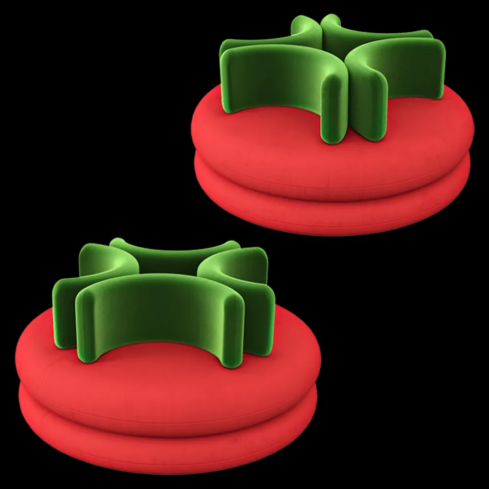 Comodo – Pouf Tomate 3ds Max