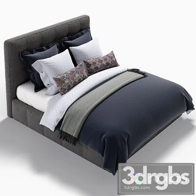 Compact Double Bed 3dsmax Download
