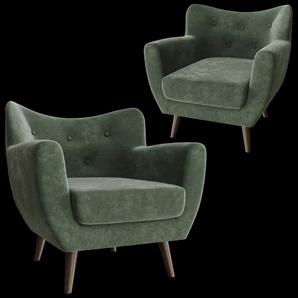 Complet Furniture – Armchair Ruben fotel 3ds Max
