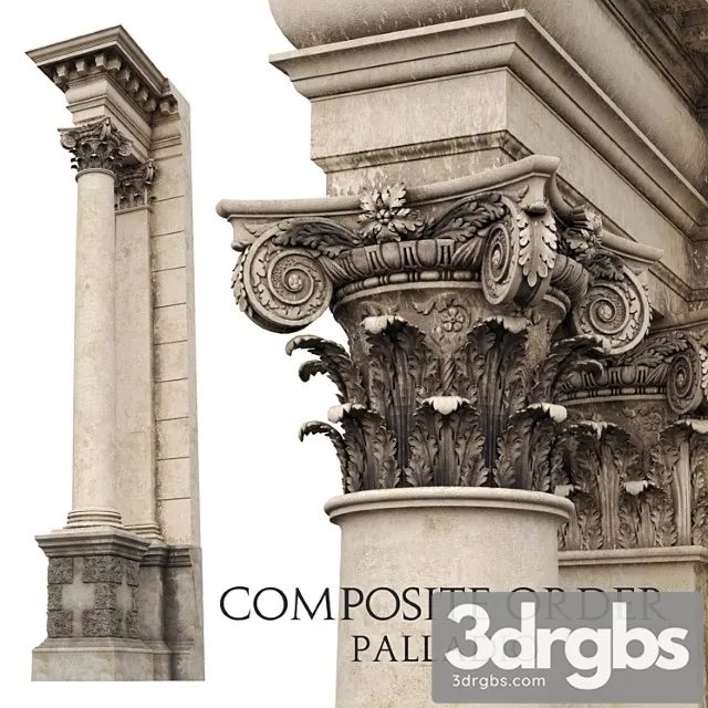 Composite Order Palladio Column 3dsmax Download