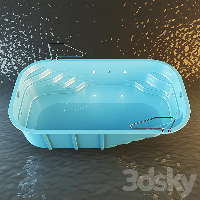 Composite Pool 3DS Max Model