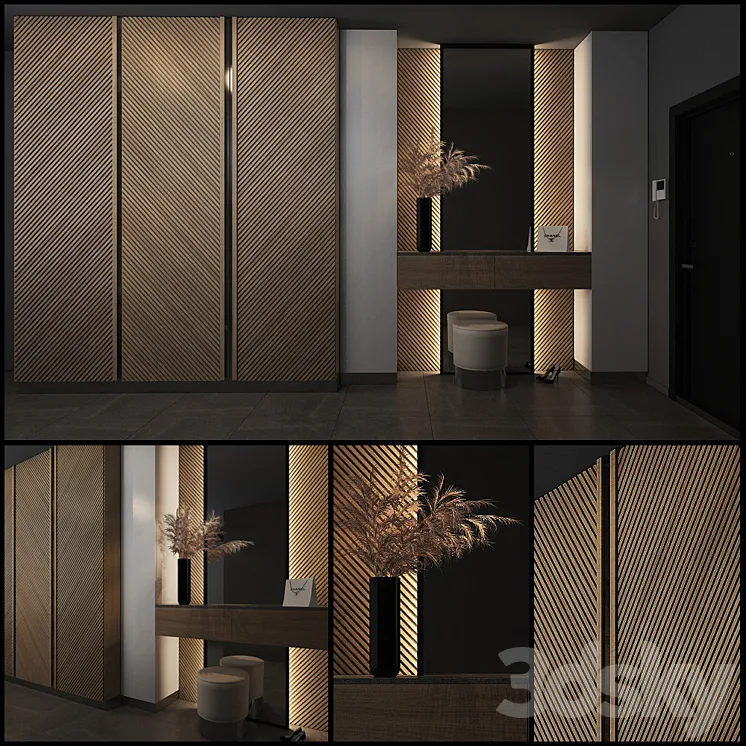 Composition in the hallway_54 3DS Max