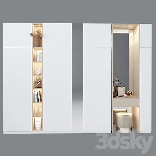 Composition in the hallway_84 3ds Max