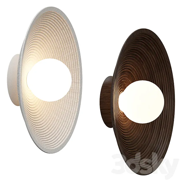 Concentric Wall lamp 3DS Max Model