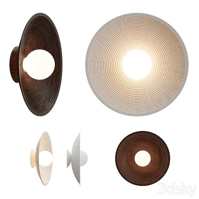 Concentric Wall Lamp 3dsMax Model