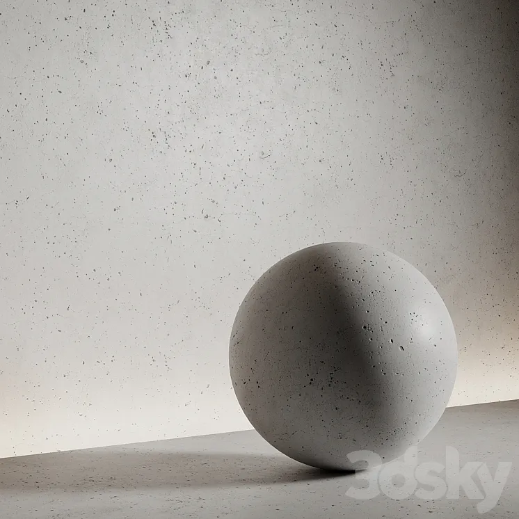 Concrete 3 material seamless pbr 3DS Max Model