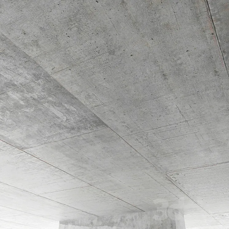 Concrete ceiling 3DS Max