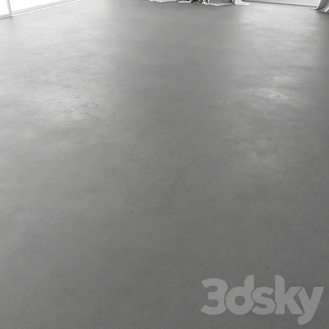 Concrete floor 3ds Max