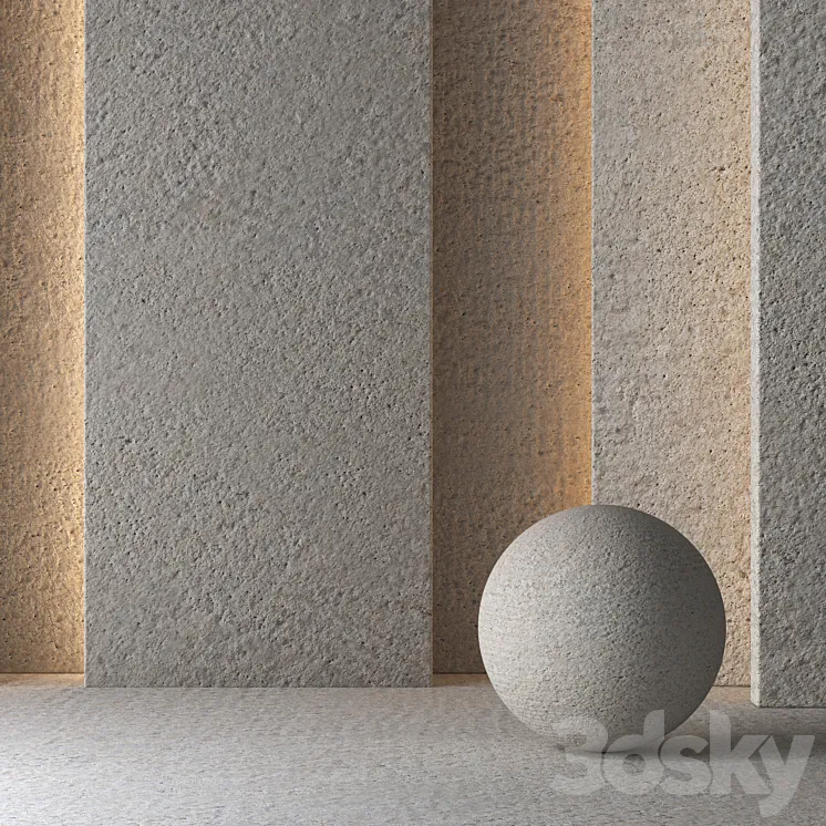 Concrete Material 8K (Seamless – Tileable) No 39 3DS Max Model