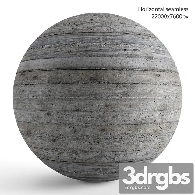 Concrete material with wood pattern. 22k 3dsmax Download