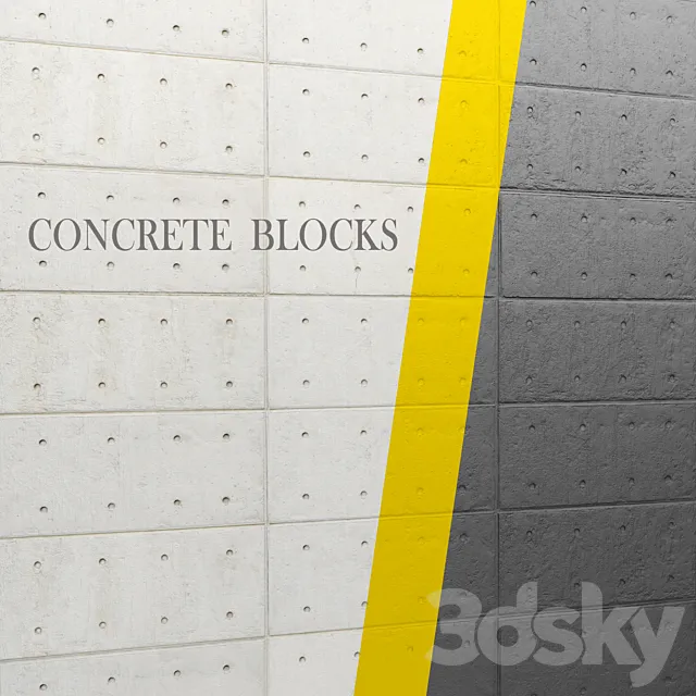 Concrete panel 3DSMax File