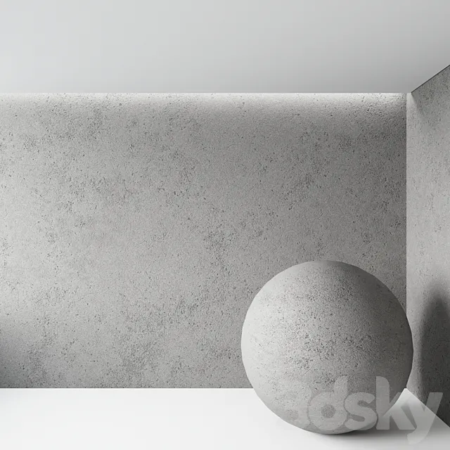 Concrete Plaster No. 10 3DS Max Model