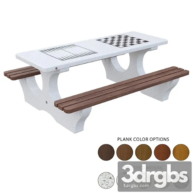 Concrete play table 115 3dsmax Download