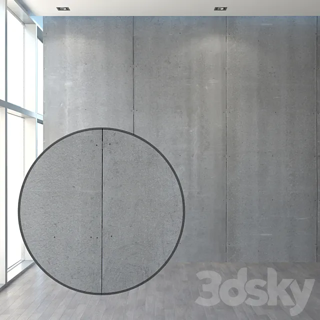 Concrete (sheets of DSP) 3DS Max Model