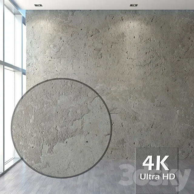 Concrete wall 3DSMax File