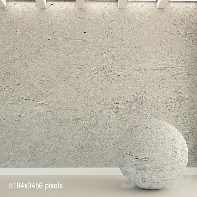 Concrete wall. Old concrete. 108 3ds Max