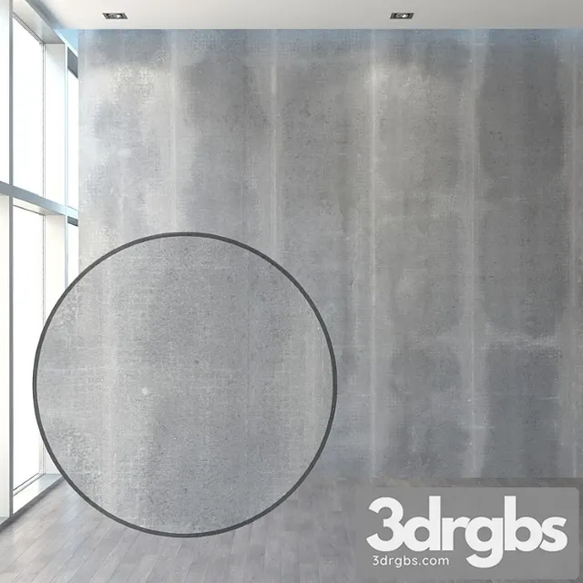 Concrete wall with stitched seams 3dsmax Download
