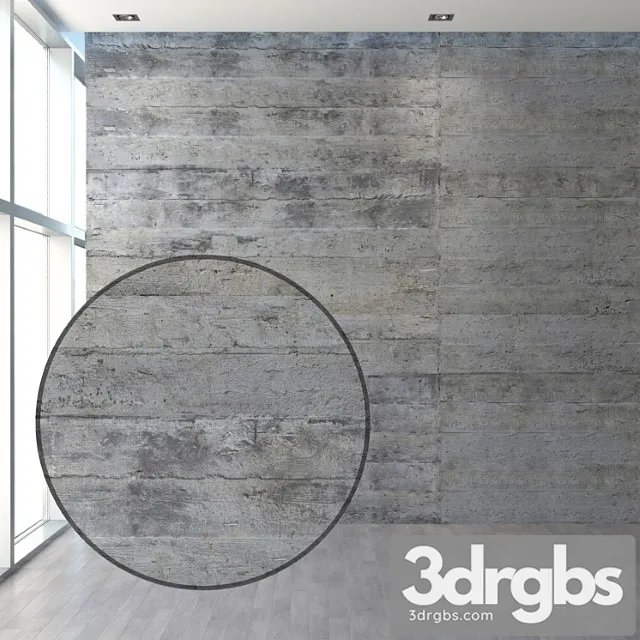 Concrete with traces of formwork 3dsmax Download