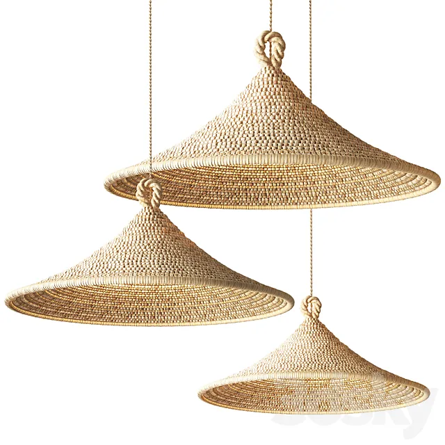 Cone Pendant Lamp 3ds Max