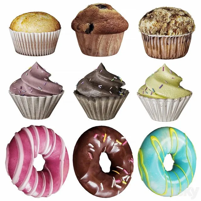 Confectionery showcase 3dsMax Model