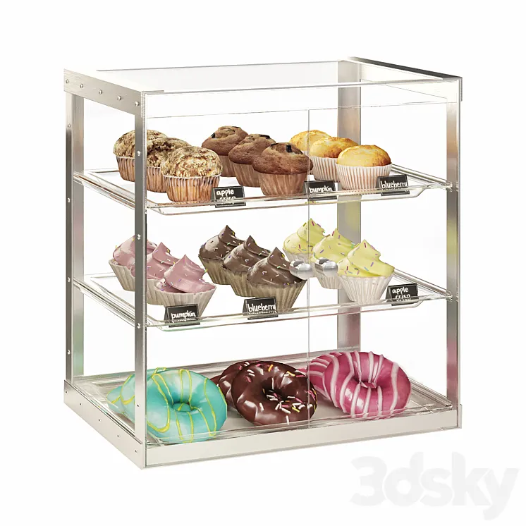 Confectionery showcase 3DS Max Model