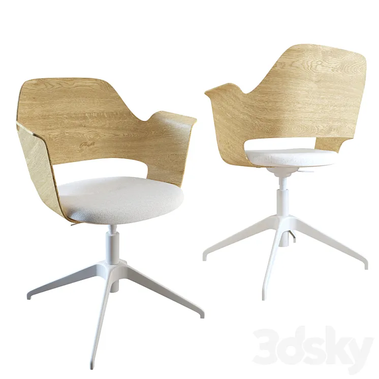 Conference chair FELLBERGET without wheels \/ IKEA 3DS Max