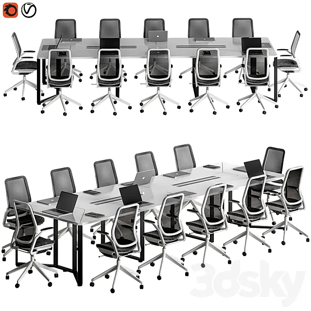 conference table 15 3DSMax File