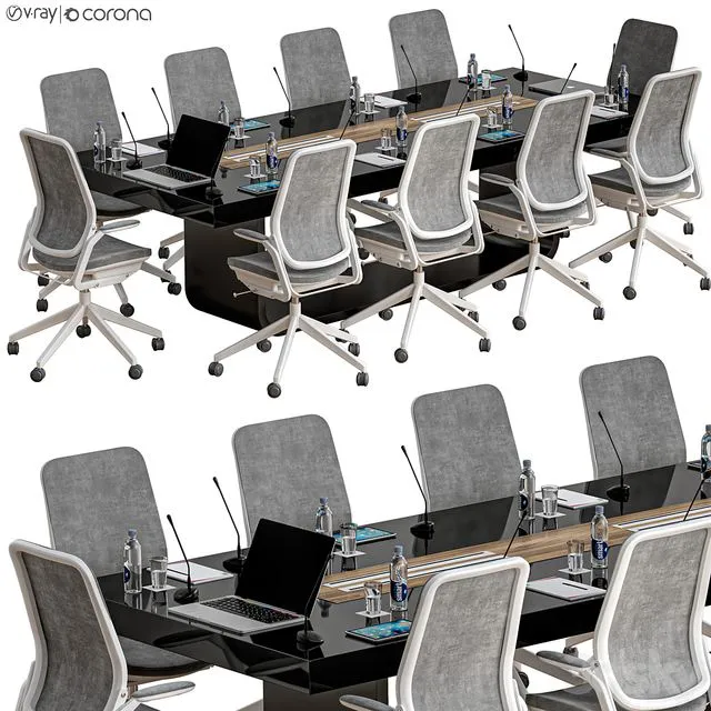 Conference table 23 3dsMax Model