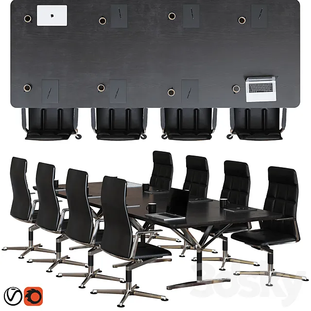 conference table 3DSMax File