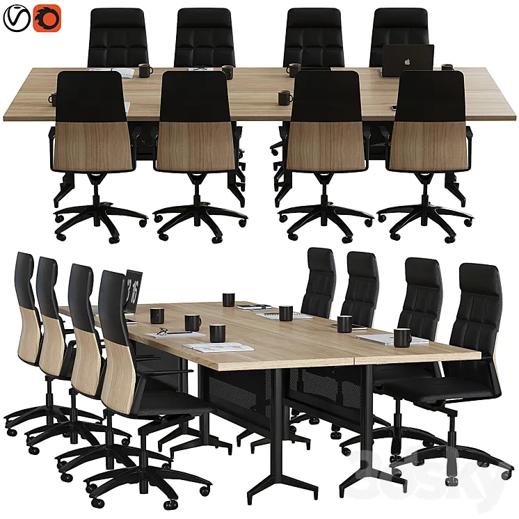 conference table 3DS Max Model