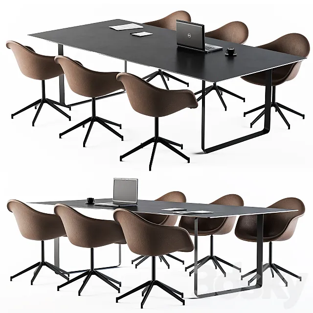 Conference Table with Chair Loft 3DSMax File