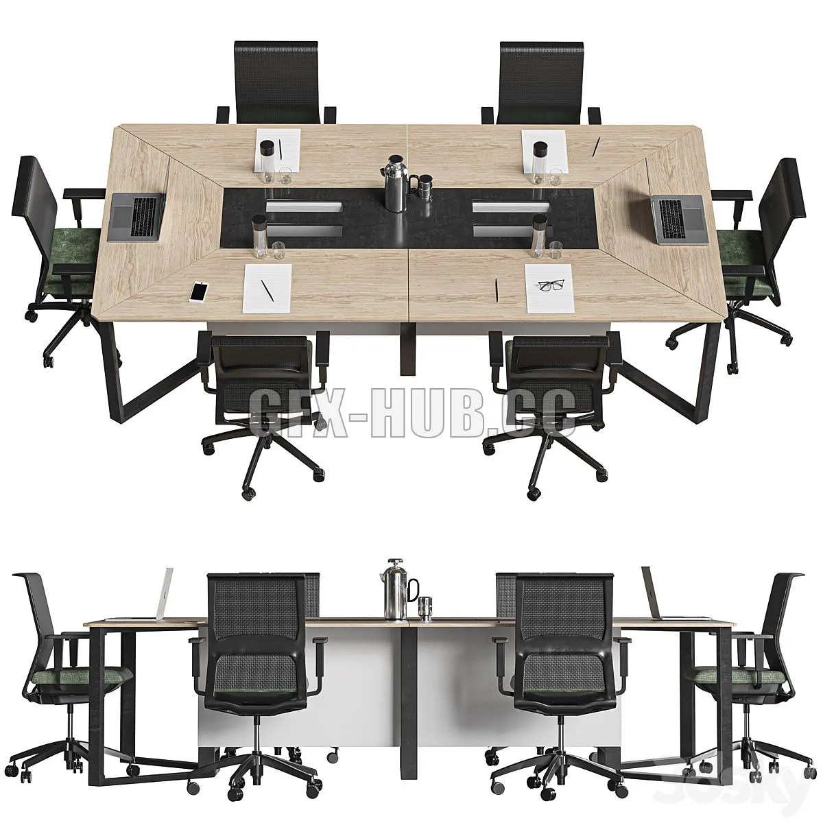 conference table40 3dsMax Model