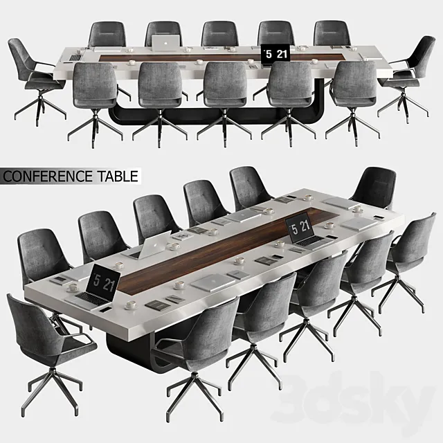 Confrance Table 03 3DSMax File