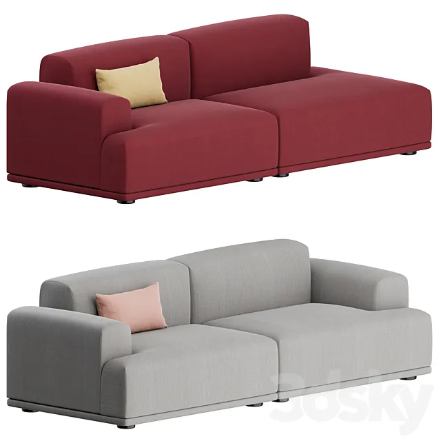 Connect Sofa 2 Seater 01 by Muuto 3DSMax File