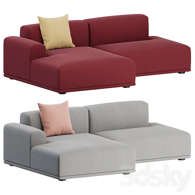 Connect Sofa 2 Seater 02 by Muuto 3DSMax File