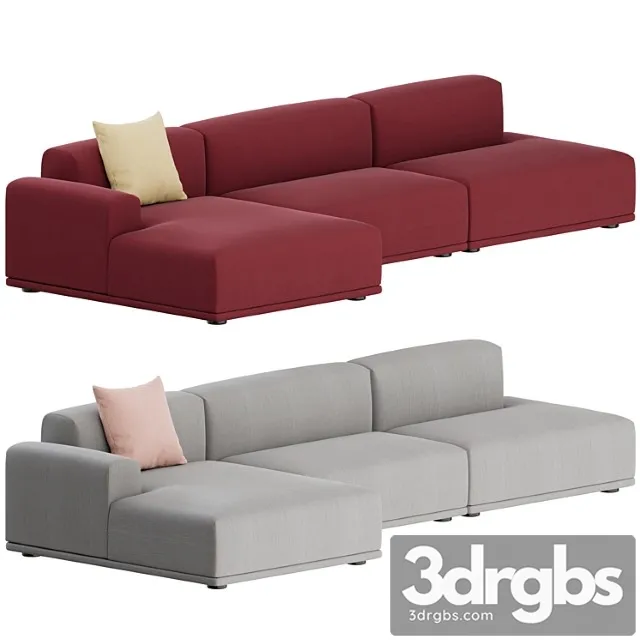 Connect sofa 3 seater 02 by muuto