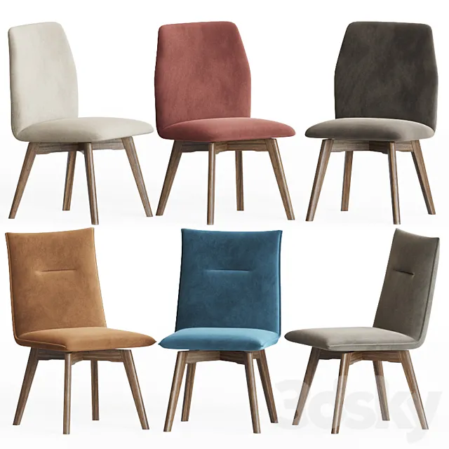 Connubia Maya Chair & Hexa Chair Set 3ds Max