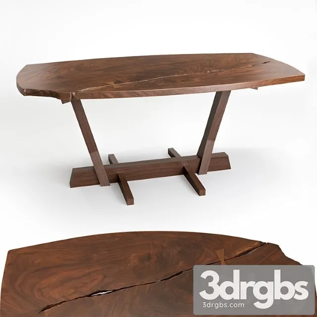 Conoid Dining Table By George Nakashima 3dsmax Download