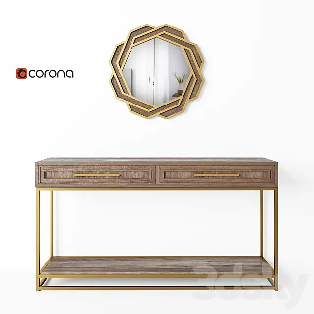 Console and mirror Cosmorelax | Bullard 3ds Max