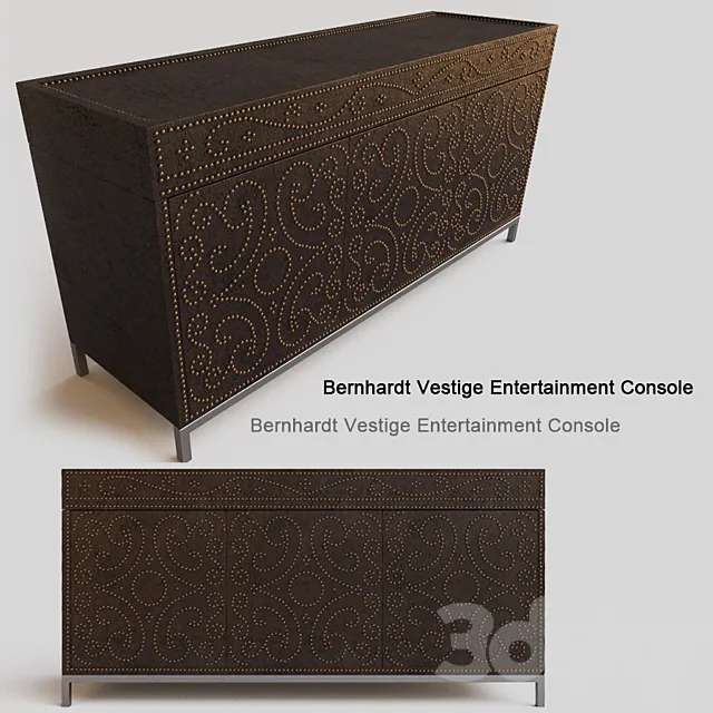 Console nightstand Bernhardt Vestige Entertainment Console 3ds Max