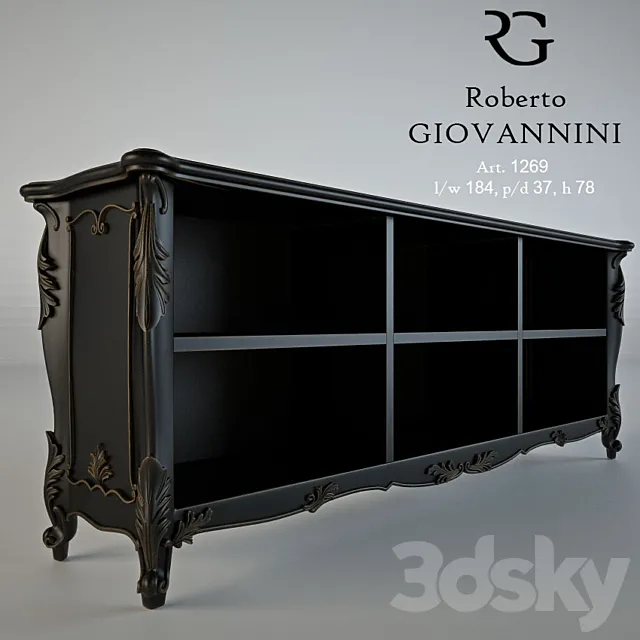 Console Roberto Giovannini art 1269 3DS Max Model