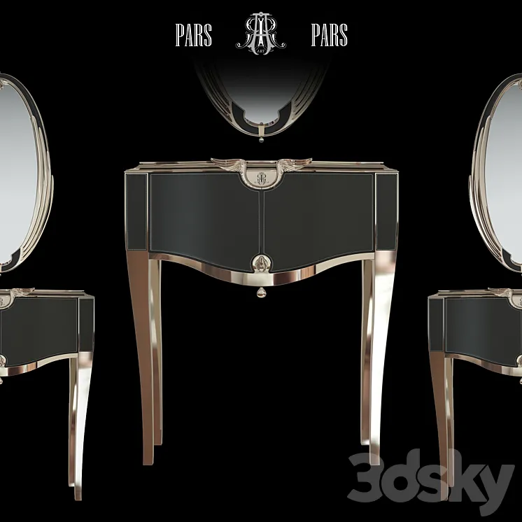 Console_Pars_ART_with_mirror 3DS Max