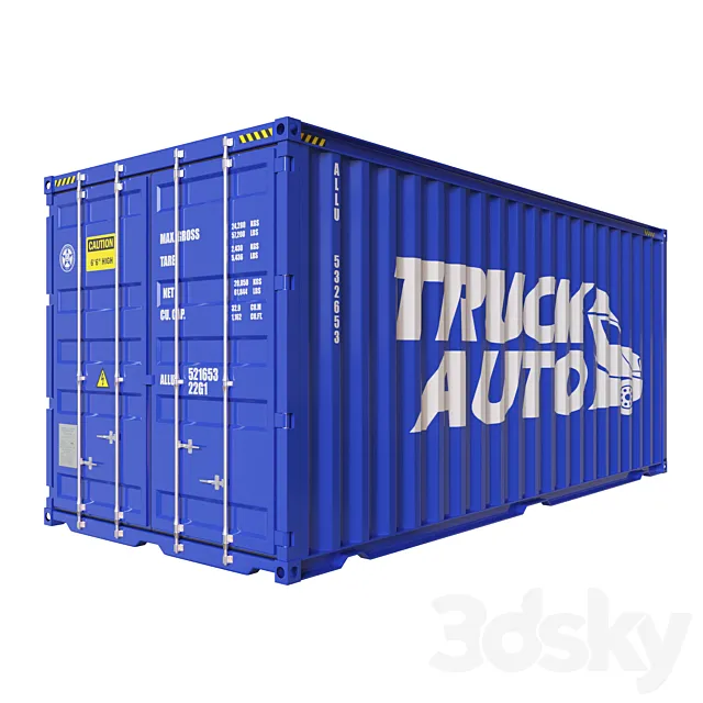 Container 20T 3DS Max Model