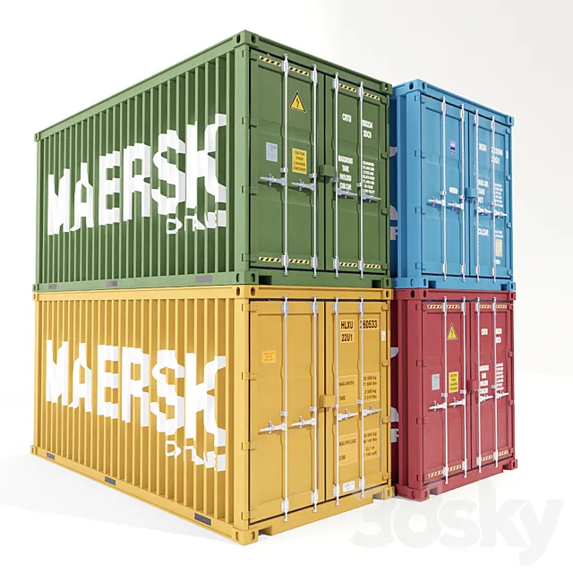 container 3DS Max Model