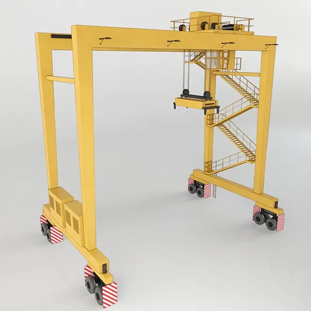 Container crane 3DS Max Model