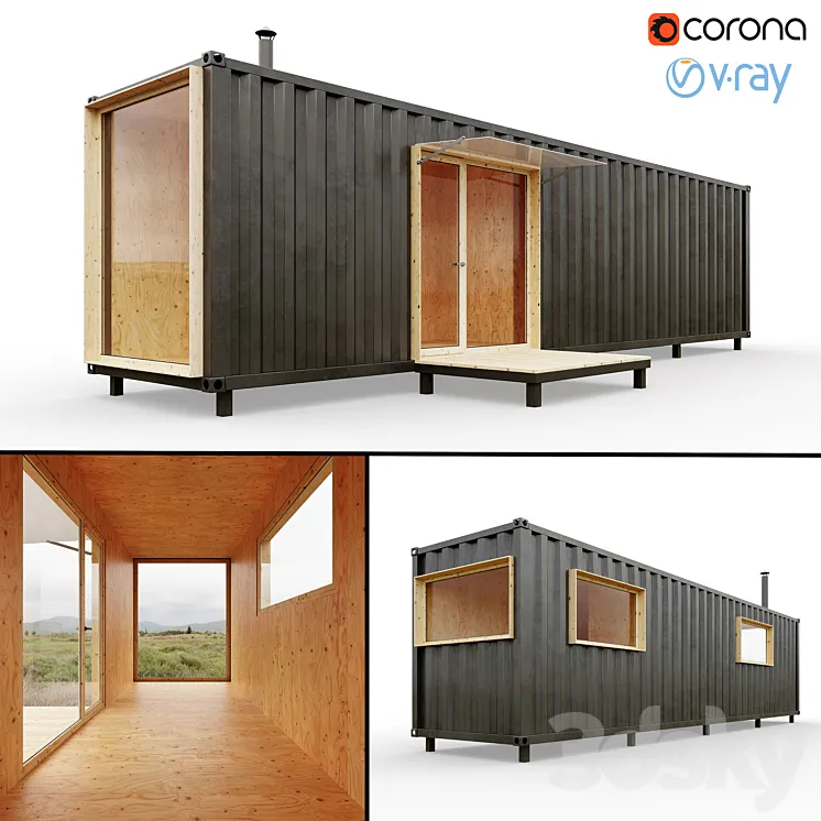 Container house 3DS Max
