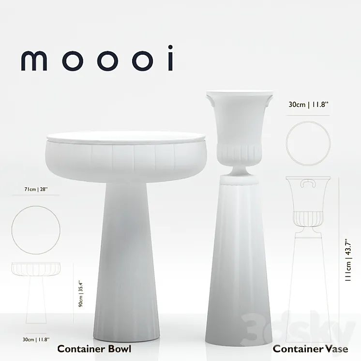 Container Vase_Bowl_ MOOOI 3DS Max