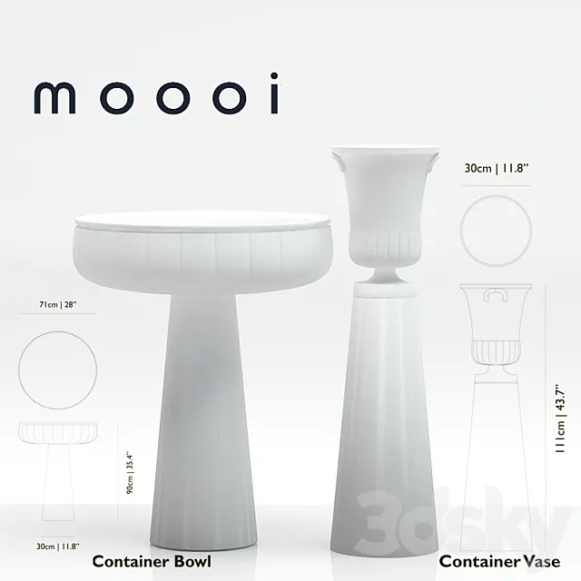 Container Vase_Bowl_ MOOOI 3DSMax File