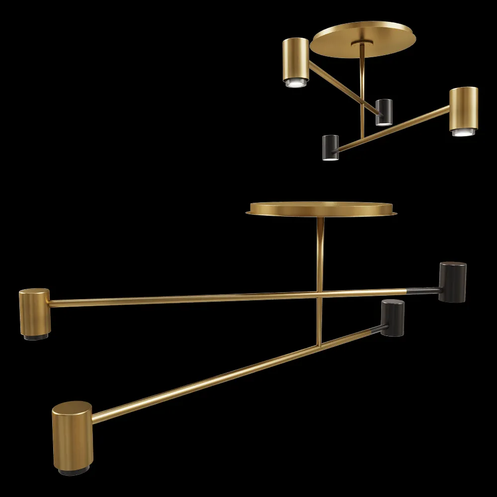 Contardi  – Ceiling lamp Melanocetus PL Double 3ds Max